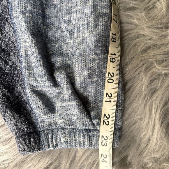 Miss Me Pants Sz M Lounge Blue Sweatpants Embroidered Terry Boho Cotton Colorful - Picture 9 of 10